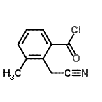 CAS#: 24633-71-4， 2-(Cyanomethyl)-3-Methylbenzoyl Chloride