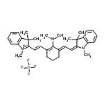 CAS#: 246517-75-9， 2-[(E)-2-{(3E)-2-(Dimethylamino)-3-[(2E)-2-(1,3,3-Trimethyl-1,3-Dihydro-2H-Indol-2-Ylidene)Ethylidene]-1-Cyclohexen-1-Yl}Vinyl]-1,3,3-Trimethyl-3H-Indolium Tetrafluoroborate