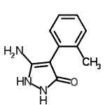 CAS#: 247184-07-2， 5-Amino-4-(2-Methylphenyl)-1,2-Dihydro-3H-Pyrazol-3-One