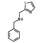 结构式 CAS# 247235-78-5, 1-苯基-N-(1,3-噻唑-2-基甲基)甲胺