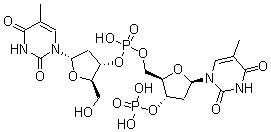CAS#: 2476-56-4， Thymidylyl-(3'-5')-3'-thymidylic acid