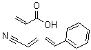 CAS#: 24980-16-3， 2-Propenoic Acid, Polymer With Ethenylbenzene And 2-Propenenitrile