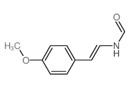 CAS#: 2501-37-3， N-[(E)-2-(4-Methoxyphenyl)Ethenyl]Formamide