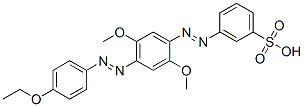 CAS 登录号：25124-87-2， 3-[[4-[(4-乙氧基苯基)偶氮]-2,5-二甲氧基苯基]偶氮]苯磺酸