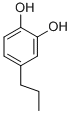 structure of CAS# 2525-02-2, 4-Propylbenzene-1,2-Diol;4-Propylpyrocatechol;1,2-Benzenediol, 4-Propyl-;4-Propylcatechol