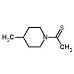 CAS 登录号：25530-19-2， 1-(4-甲基-1-哌啶基)乙硫酮