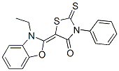 CAS#: 25962-16-7， 5-(3-Ethyl-(3H)-Benzoxazol-2-Ylidene)-3-Phenyl-2-Thioxothiazolidin-4-One