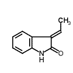 CAS#: 2597-29-7， (3E)-3-Ethylidene-1,3-Dihydro-2H-Indol-2-One