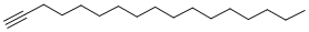 structure of CAS# 26186-00-5, 1-Heptadecyne;1-Heptadecyne;A3022/0127428