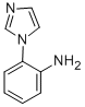 结构式 CAS# 26286-54-4, 2-(1H-咪唑-1-基)-苯胺