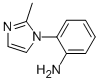结构式 CAS# 26286-55-5, 2-(2-甲基-1H-咪唑-1-基)-苯胺
