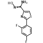 CAS#: 263160-25-4， 2-(2,4-Difluorophenyl)-N'-Hydroxy-1,3-Thiazole-4-Carboximidamide