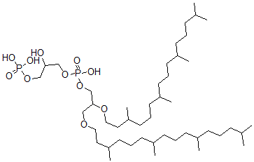 CAS#: 2679-48-3， 2,3-Bis(3,7,11,15-Tetramethylhexadecoxy)Propyl (2-Hydroxy-3-Phosphonooxypropyl) Hydrogen Phosphate