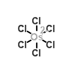 结构式 CAS# 27057-71-2, 六氯锇酸盐(2-)