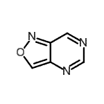 结构式 CAS# 272-58-2, [1,2]恶唑并[4,3-d]嘧啶
