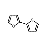 结构式 CAS# 27521-80-8, 2-(2-噻吩基)呋喃