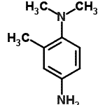结构式 CAS# 27746-11-8, N<sup>1</sup>,N<sup>1</sup>,2-三甲基-1,4-苯二胺