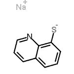 CAS 登录号：2801-16-3， 钠8-喹啉硫醇酸酯