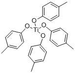 结构式 CAS# 28503-70-0, 甲酚钛(IV)
