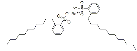 CAS 登录号：28575-89-5， 十二烷基苯磺酸钡