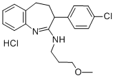 CAS#: 28717-85-3， 4,5-Dihydro-3-(4-Chlorophenyl)-2-((3-Methoxypropyl)Amino)-3H-1-Benzazepine Monohydrochloride