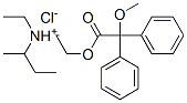 CAS 登录号：2912-89-2， 丁烷-2-基-乙基-[2-(2-甲氧基-2,2-二苯基-乙酰基)氧乙基]氯化铵