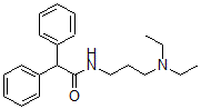CAS 登录号:298-60-2, N-(3-二乙基氨基丙基)-2,2-二(苯基)乙酰胺