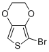 structure of CAS# 302554-82-1, 5-Bromo-2,3-Dihydro-Thieno[3,4-b]-1,4-Dioxin;5-BROMO-2,3-DIHYDROTHIENO[3,4-B][1,4]DIOXINE
