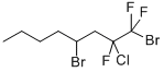 结构式 CAS# 30428-47-8, 1,4-二溴-2-氯-1,1,2-三氟辛烷