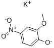 结构式 CAS# 304675-72-7, 4-硝基愈创木酚钾盐水合物