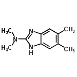 CAS 登录号：30486-90-9， N,N,5,6-四甲基-1H-苯并咪唑-2-胺