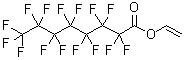 结构式 CAS# 307-93-7, 全氟辛酸乙烯酯