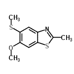 CAS 登录号：313367-26-9， 6-甲氧基-2-甲基-5-(甲硫基)-1,3-苯并噻唑