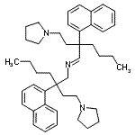 CAS#: 31385-05-4， (1E)-2-(1-Naphthyl)-N-{2-(1-Naphthyl)-2-[2-(1-Pyrrolidinyl)Ethyl]Hexyl}-2-[2-(1-Pyrrolidinyl)Ethyl]-1-Hexanimine