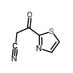 结构式 CAS# 314268-27-4, 3-氧代-3-(1,3-噻唑-2-基)丙腈