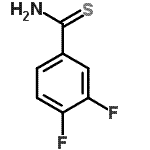 结构式 CAS# 317319-14-5, 3,4-二氟苯硫代甲酰胺