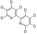 结构式 CAS# 32190-42-4, 2,2'-联吡啶-D8