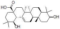 CAS#: 32205-23-5， (1R,4aR,6aR,6aS,6bR,8aR,10S,12aR,14bS)-1,10-Dihydroxy-2,2,6a,6b,9,9,12a-Heptamethyl-1,3,4,5,6,6a,7,8,8a,10,11,12,13,14b-Tetradecahydropicene-4a-Carboxylic Acid