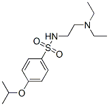 CAS 登录号：32410-97-2， N-(2-二乙基氨基乙基)-4-丙-2-基氧基苯磺酰胺
