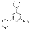 CAS 登录号：32664-45-2， 4-(3-吡啶基)-6-(1-吡咯烷基)-1,3,5-三嗪-2-胺