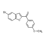 CAS#: 32816-75-4， (5-Bromo-1-Benzofuran-2-Yl)(4-Methoxyphenyl)Methanone