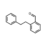 结构式 CAS# 32832-96-5, 2-(2-苯基乙基)苯甲醛