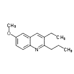 CAS#: 3299-44-3， 3-Ethyl-6-Methoxy-2-Propylquinoline