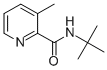 结构式 CAS# 32998-95-1, N-叔丁基-3-甲基吡啶-2-甲酰胺
