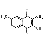 CAS#: 33253-99-5， 2-Hydroxy-3,6-Dimethyl-1,4-Naphthoquinone