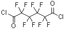 结构式 CAS# 336-06-1, 八氟己二酰氯