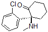 CAS 登录号:33643-49-1, (2R)-2-(2-氯苯基)-2-甲基氨基环己烷-1-酮