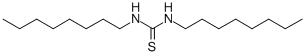 结构式 CAS# 34853-57-1, 1,3-二辛基-2-硫脲