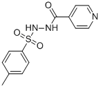 CAS 登录号：35285-70-2， N'-(4-甲基苯基)磺酰基吡啶-4-甲酰肼