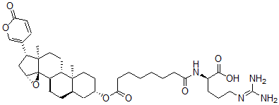 CAS#: 35455-32-4， 3-O-(Argininylsuberoyl)bufogenin